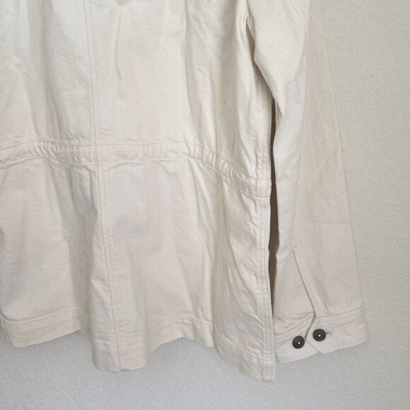 Ted Baker London Mens Summer Utility Jacket Cotton Cream Size 3 - Picture 8 of 11